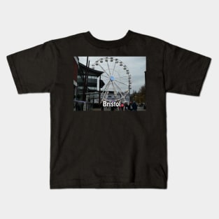 Ferris Wheel Bristol at Christmas Kids T-Shirt